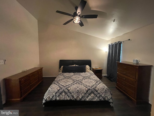 506 Victorianna Dr, Capitol Heights, MD 20743 - bedroom with baseboards, ceiling fan, and wood finished floors