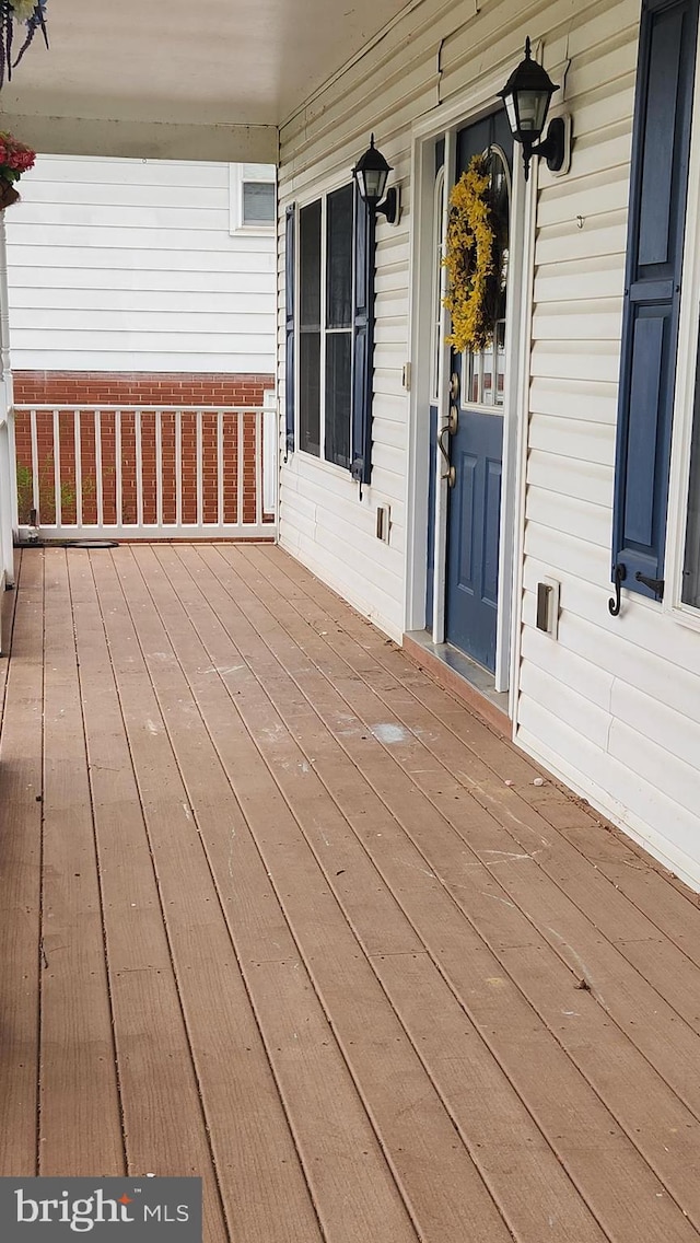 view of deck