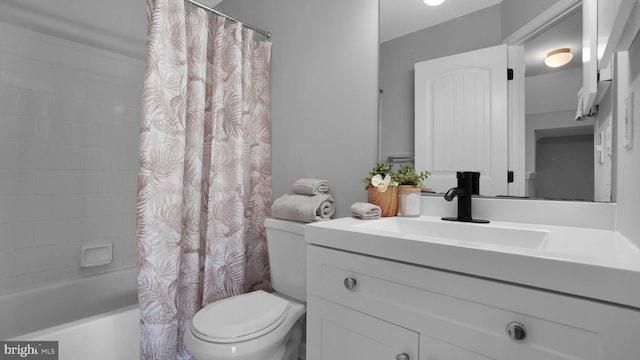1315 Riverwood, Baltimore, MD 21226 - full bath featuring toilet, shower / bath combination with curtain, and vanity