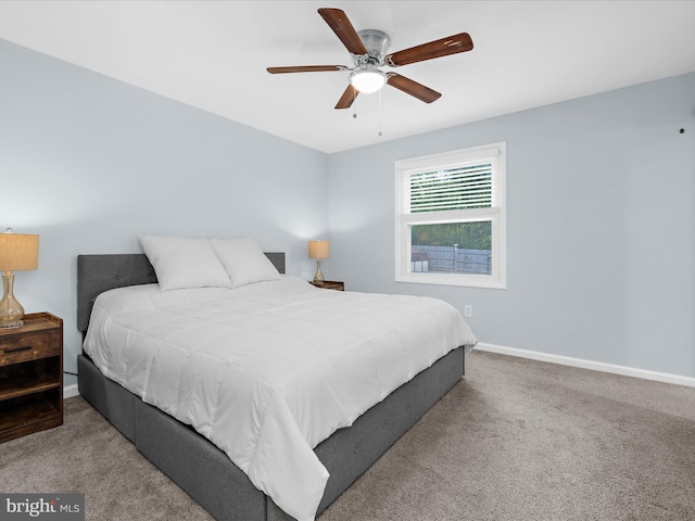 142 Tall Tree Trl, Arnold, MD 21012 - carpeted bedroom featuring baseboards and ceiling fan