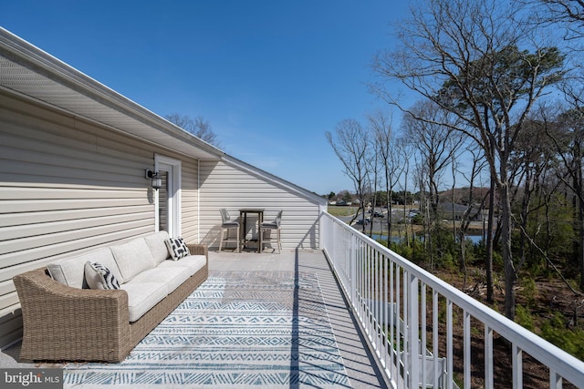 12455 Sea Oaks Ln Unit 4, Berlin, MD 21811 - wooden terrace with an outdoor hangout area