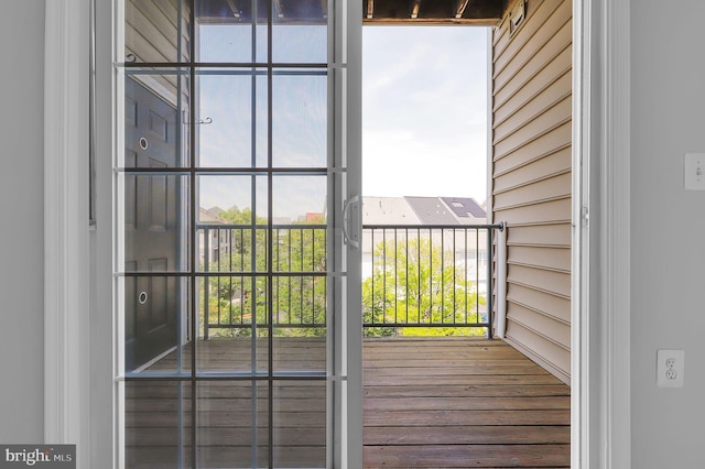 503 King Farm Blvd Unit 306, Rockville, MD 20850 - doorway featuring wood finished floors and plenty of natural light
