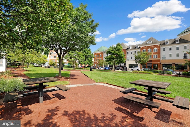 503 King Farm Blvd Unit 306, Rockville, MD 20850 - view of property's community featuring a lawn and a residential view