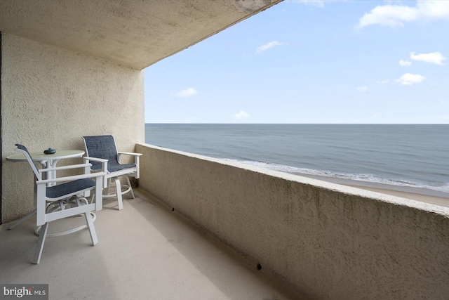 8500 Coastal Hwy Unit 805, Ocean City, MD 21842 - balcony with a view of the beach and a water view