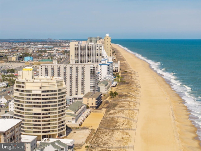 8500 Coastal Hwy Unit 805, Ocean City, MD 21842 - birds eye view of property featuring a water view, a city view, and a beach view