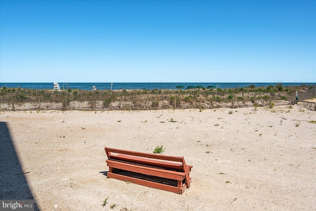 8500 Coastal Hwy Unit 805, Ocean City, MD 21842 - property view of water with a view of the beach and fence