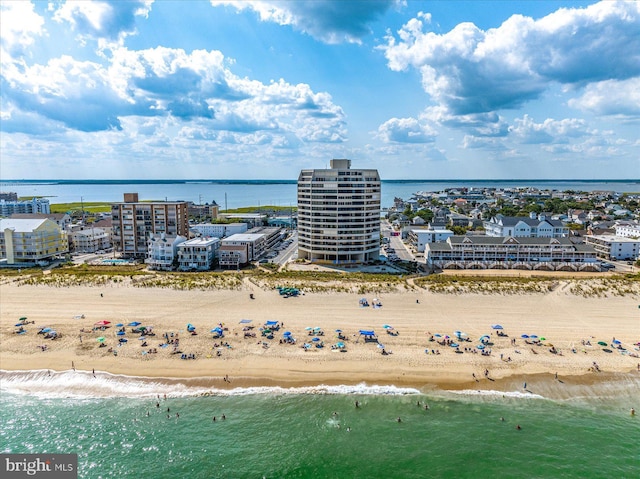 8500 Coastal Hwy Unit 805, Ocean City, MD 21842 - birds eye view of property featuring a water view and a view of the beach