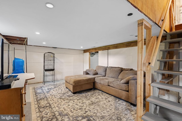 669 Dicks Hollow Rd, Winchester, VA 22603 - living area with recessed lighting