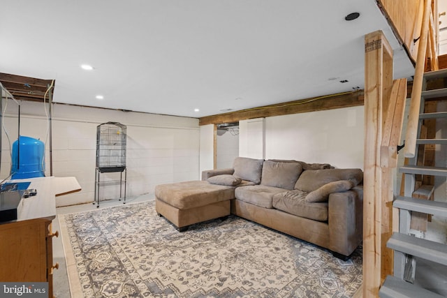 669 Dicks Hollow Rd, Winchester, VA 22603 - living area with recessed lighting