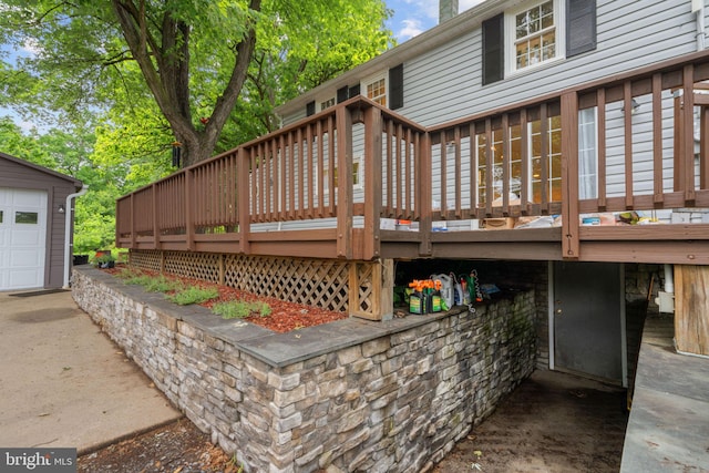 669 Dicks Hollow Rd, Winchester, VA 22603 - view of wooden deck