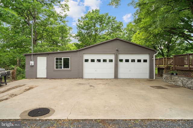 669 Dicks Hollow Rd, Winchester, VA 22603 - view of garage