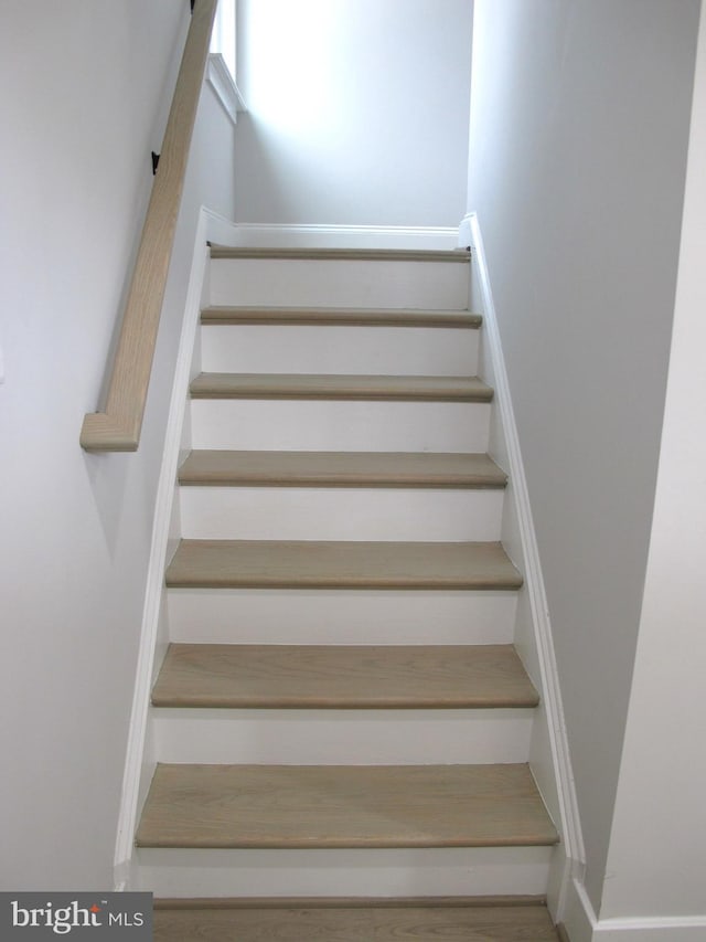 view of staircase