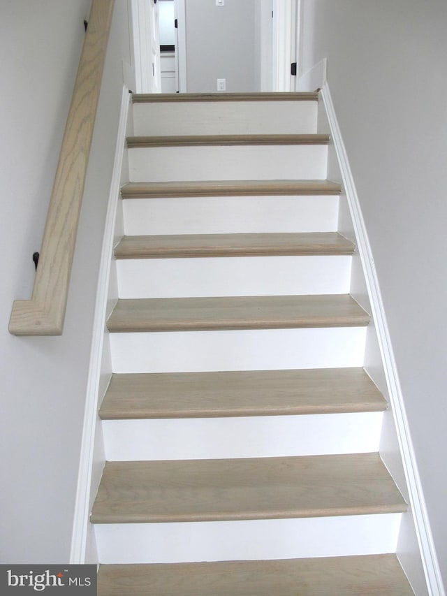view of staircase