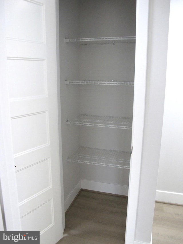view of closet