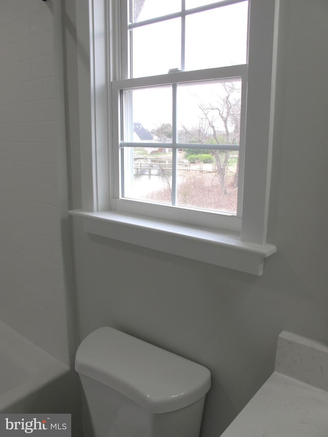 bathroom with toilet