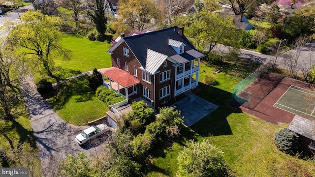 bird's eye view