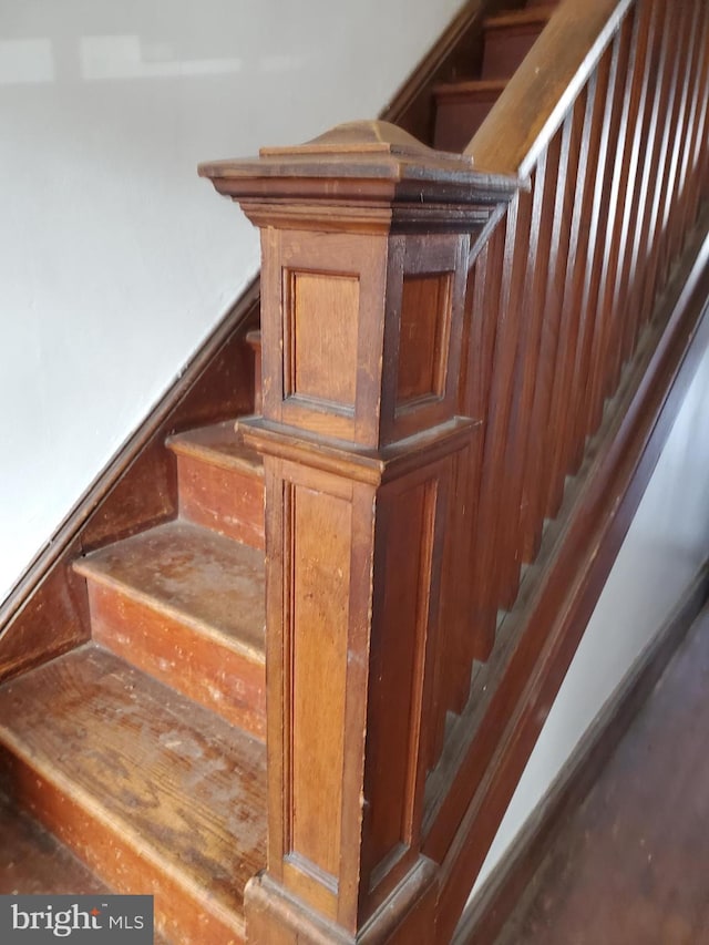 view of staircase