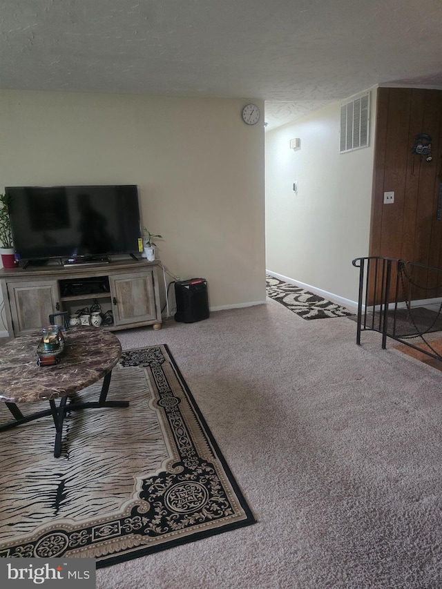 6112 Armor Dr, Clinton, MD 20735 - carpeted living area featuring baseboards