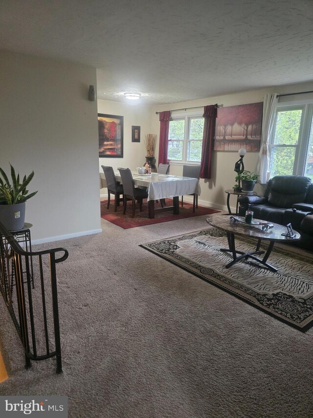 6112 Armor Dr, Clinton, MD 20735 - living room featuring baseboards and carpet