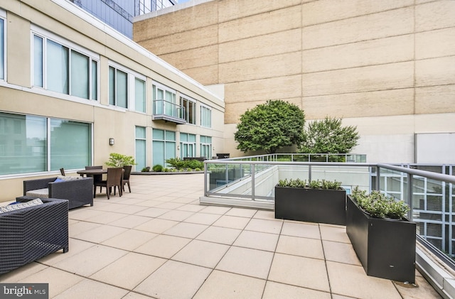 23 S 23rd St Unit 3E, Philadelphia, PA 19103 - view of patio featuring a balcony