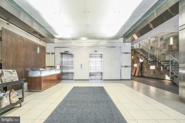 23 S 23rd St Unit 3E, Philadelphia, PA 19103 - reception with stairway