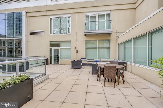 23 S 23rd St Unit 3E, Philadelphia, PA 19103 - view of patio / terrace featuring outdoor lounge area