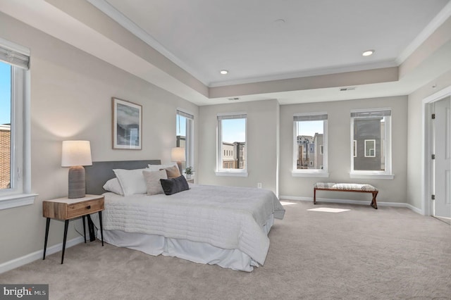 15500 Smoke Box Way, Woodbridge, VA 22191 - bedroom featuring baseboards, carpet, and a raised ceiling