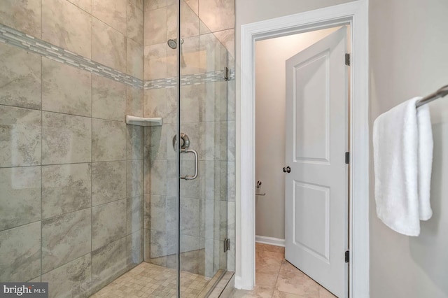 15500 Smoke Box Way, Woodbridge, VA 22191 - bathroom featuring tile patterned flooring and a shower stall