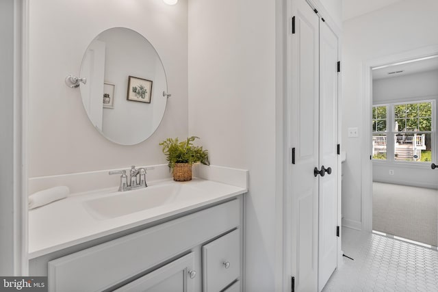 4950 34th St N, Arlington, VA 22207 - bathroom featuring vanity and tile patterned floors