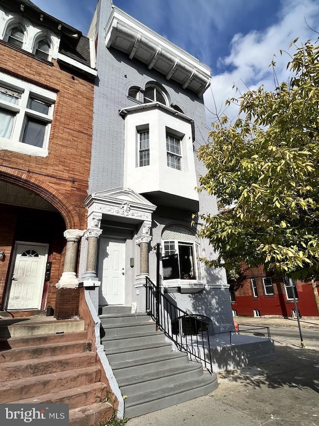1921 W Diamond St, Philadelphia, PA 19121 - view of front of house with brick siding