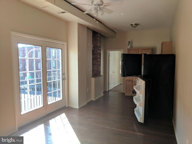 1921 W Diamond St, Philadelphia, PA 19121 - interior space with wood finished floors, baseboards, and visible vents
