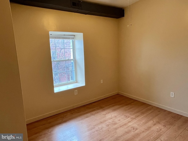 1921 W Diamond St, Philadelphia, PA 19121 - empty room with visible vents, baseboards, and wood finished floors