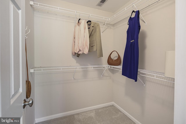 6129 White Marble Ct, Clarksville, MD 21029 - walk in closet with carpet floors and visible vents