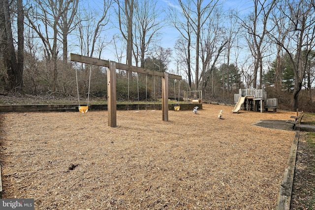 6129 White Marble Ct, Clarksville, MD 21029 - view of yard featuring a playground
