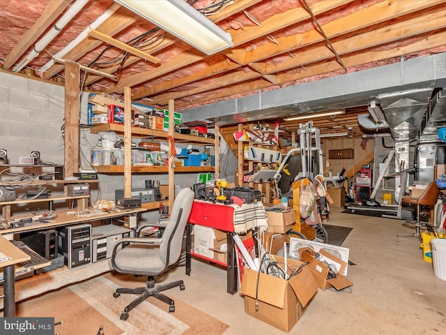10334 Harp Rd, Walkersville, MD 21793 - view of unfinished basement