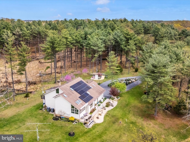 10334 Harp Rd, Walkersville, MD 21793 - birds eye view of property featuring a wooded view