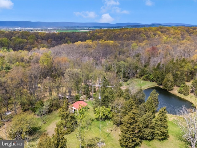 10334 Harp Rd, Walkersville, MD 21793 - aerial view with a view of trees and a water view