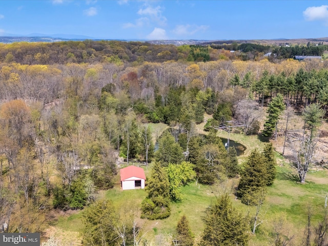 10334 Harp Rd, Walkersville, MD 21793 - drone / aerial view with a view of trees
