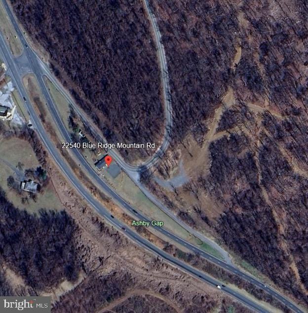 22540 Blue Ridge Mountain Rd, Paris, VA 20130 - aerial map of property and surrounding area
