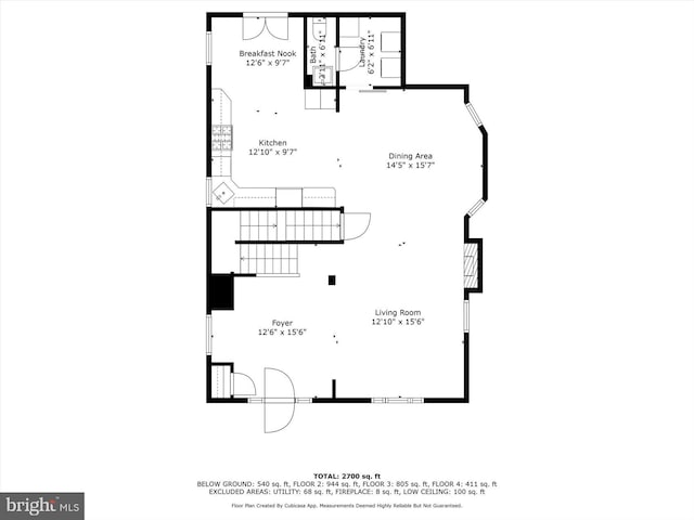 2205 Elsinore Ave, Baltimore, MD 21216 - home floor plan