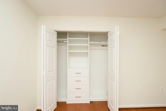 view of closet