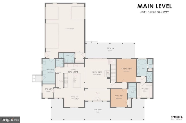 6941 Great Oak Way, Warrenton, VA 20187 - home floor plan