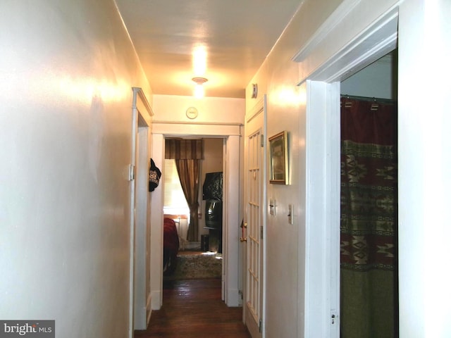 4204 Kenwood Ave, Baltimore, MD 21206 - hall with dark wood-style flooring