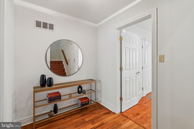 751 S Randolph St, Philadelphia, PA 19147 - hall featuring wood finished floors and baseboards