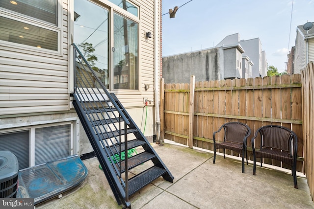 1256 S 27th St, Philadelphia, PA 19146 - view of patio / terrace featuring fence