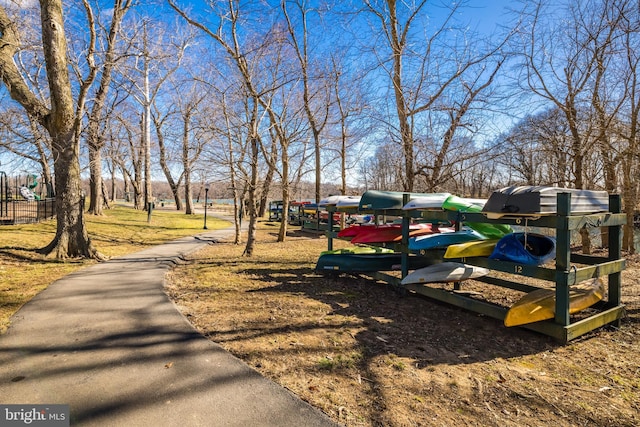 surrounding community with playground community