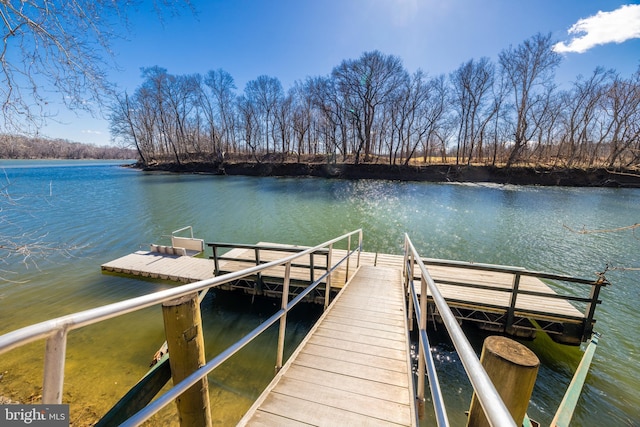 18370 Kingsmill St, Leesburg, VA 20176 - dock area featuring a water view