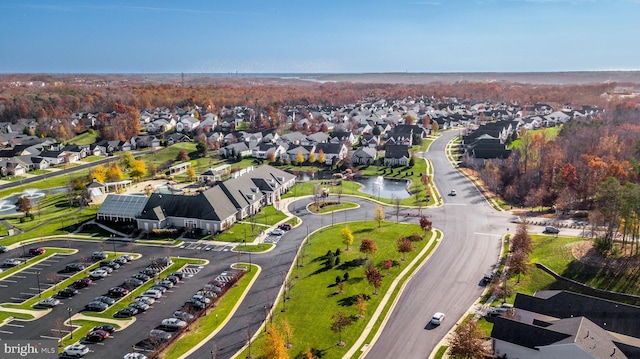 birds eye view of property featuring a residential view