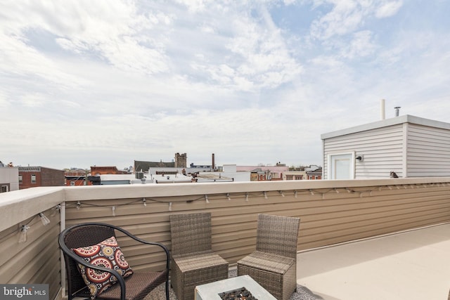 2512 Collins St, Philadelphia, PA 19125 - view of patio / terrace featuring a balcony