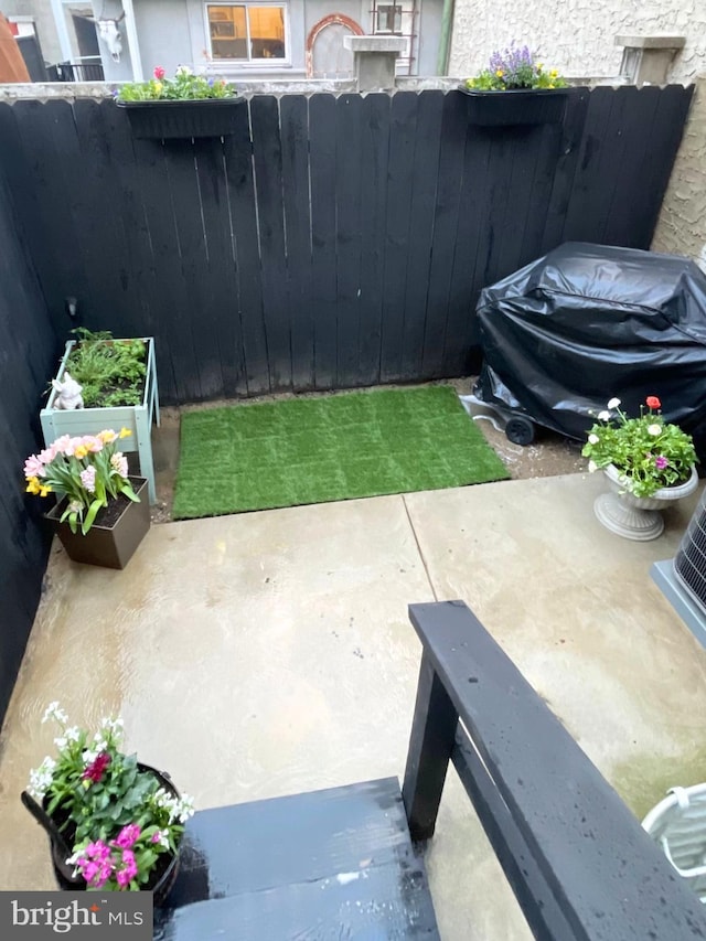 2512 Collins St, Philadelphia, PA 19125 - view of patio / terrace with grilling area and fence